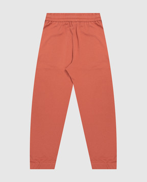 Brunello Cucinelli Children's orange joggers BE854E356A