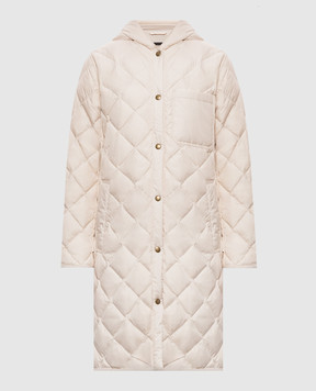 Woolrich Beige quilted down jacket CFWWOU2198FRUT2635