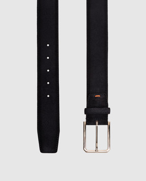 Santoni Blue suede belt CM40VC003C07EACD