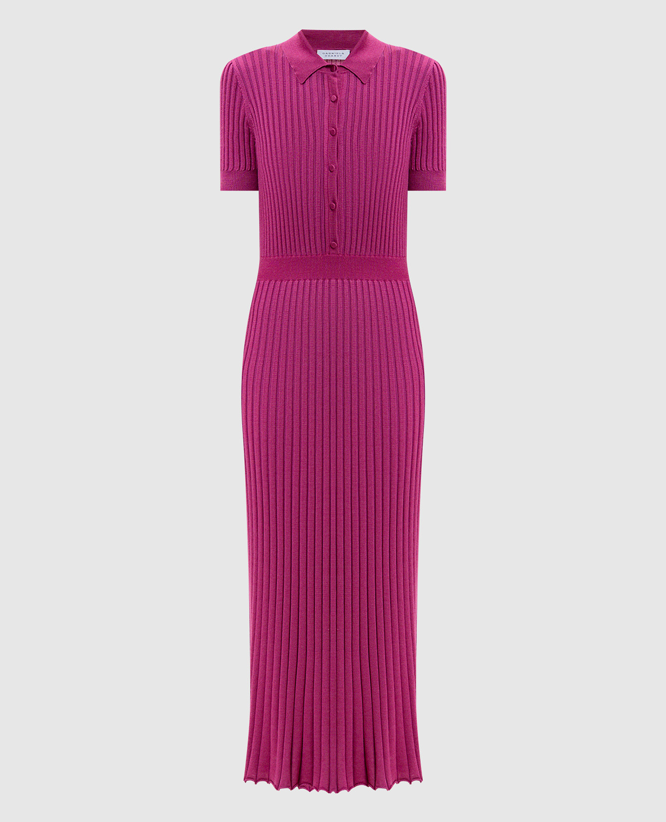 

Pink Amor silk and cashmere dress Gabriela Hearst