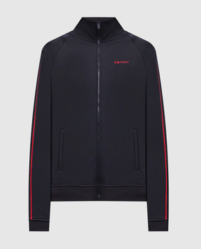 Alexander McQueen Blue insulated sports jacket with logo 852204QXACH