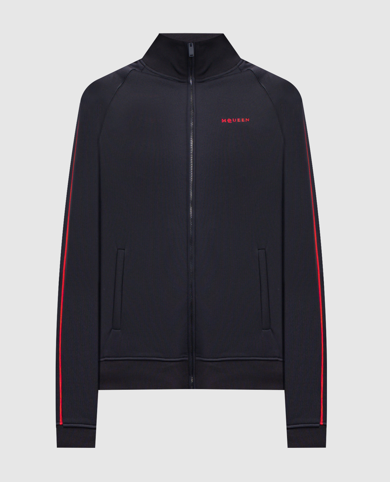 

Blue insulated sports jacket with logo Alexander McQueen