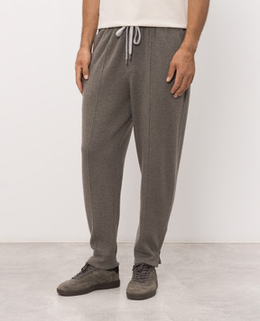 Brunello Cucinelli Grey cashmere joggers M2219209G