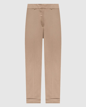 Peserico Beige linen pants A04210D01926