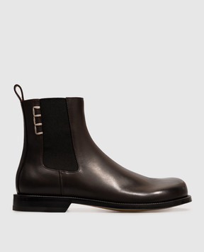 JW Anderson Brown leather Chelsea boots CT0002LA0391