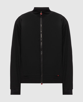 Kiton Black wool and cashmere sports jacket UMC032K0145I