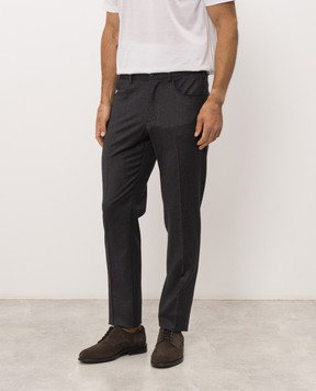 Stefano Ricci Gray wool pants M1T6300150W0029T