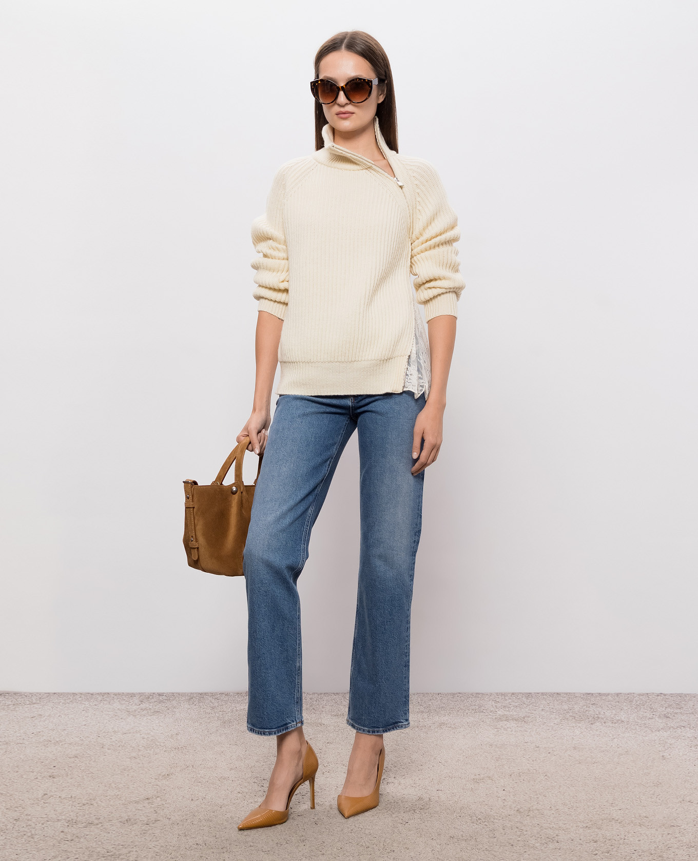 Ivory wool sweater Giuseppe Di Morabito Milano 2