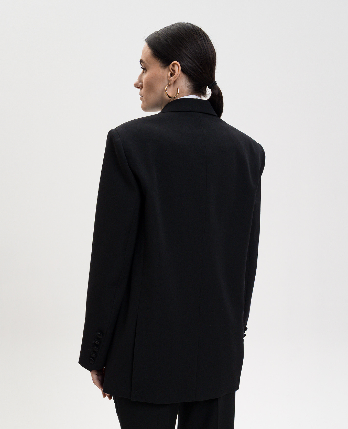 Black double-breasted jacket Balmain 4
