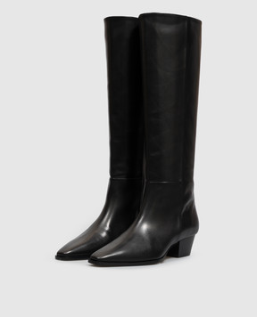 Aeyde Medea black leather boots KB0619002001225