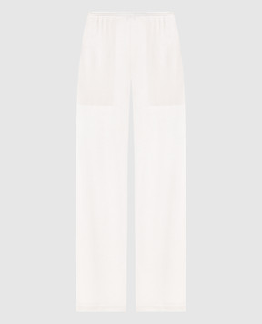Toteme Ivory silk pants 253WRB0333FB0447