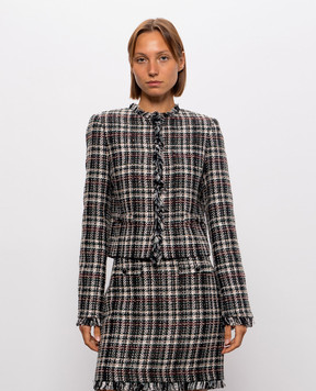 Twinset Checkered tweed jacket 262AT2010