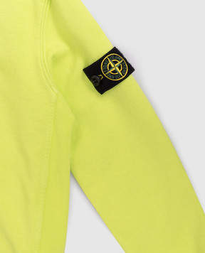 Stone Island Children's green sweatshirt with logo L1S166100005S004014