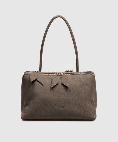 Sac en nubuck marron L'altra di Milano