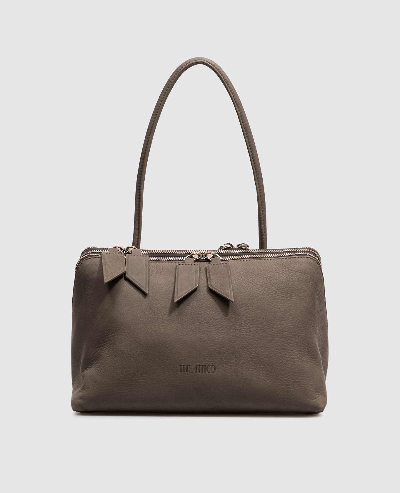 Brown L'altra di Milano nubuck bag The Attico