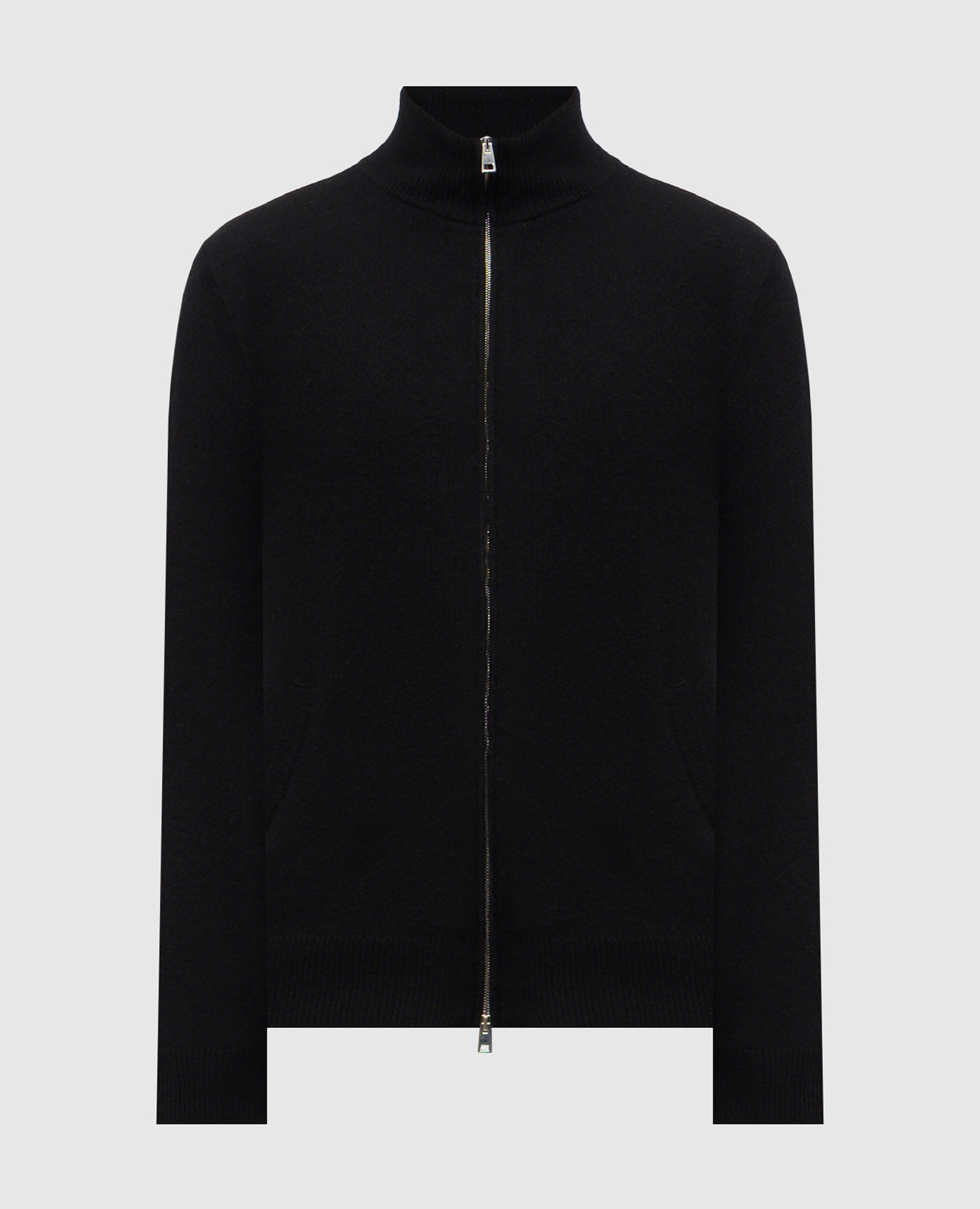 Black cashmere cardigan
