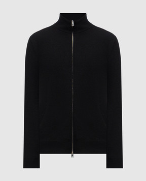 Cashmere&Whiskey Black cashmere cardigan MU7931307341PF