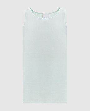 Allude Green silk top 26284002