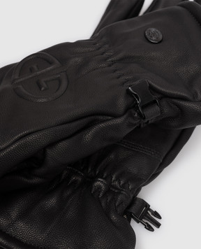 Goldbergh FREEZE black leather ski gloves GB68211254