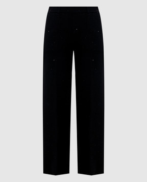 Twinset Black pants with sequins 262LI3PBB
