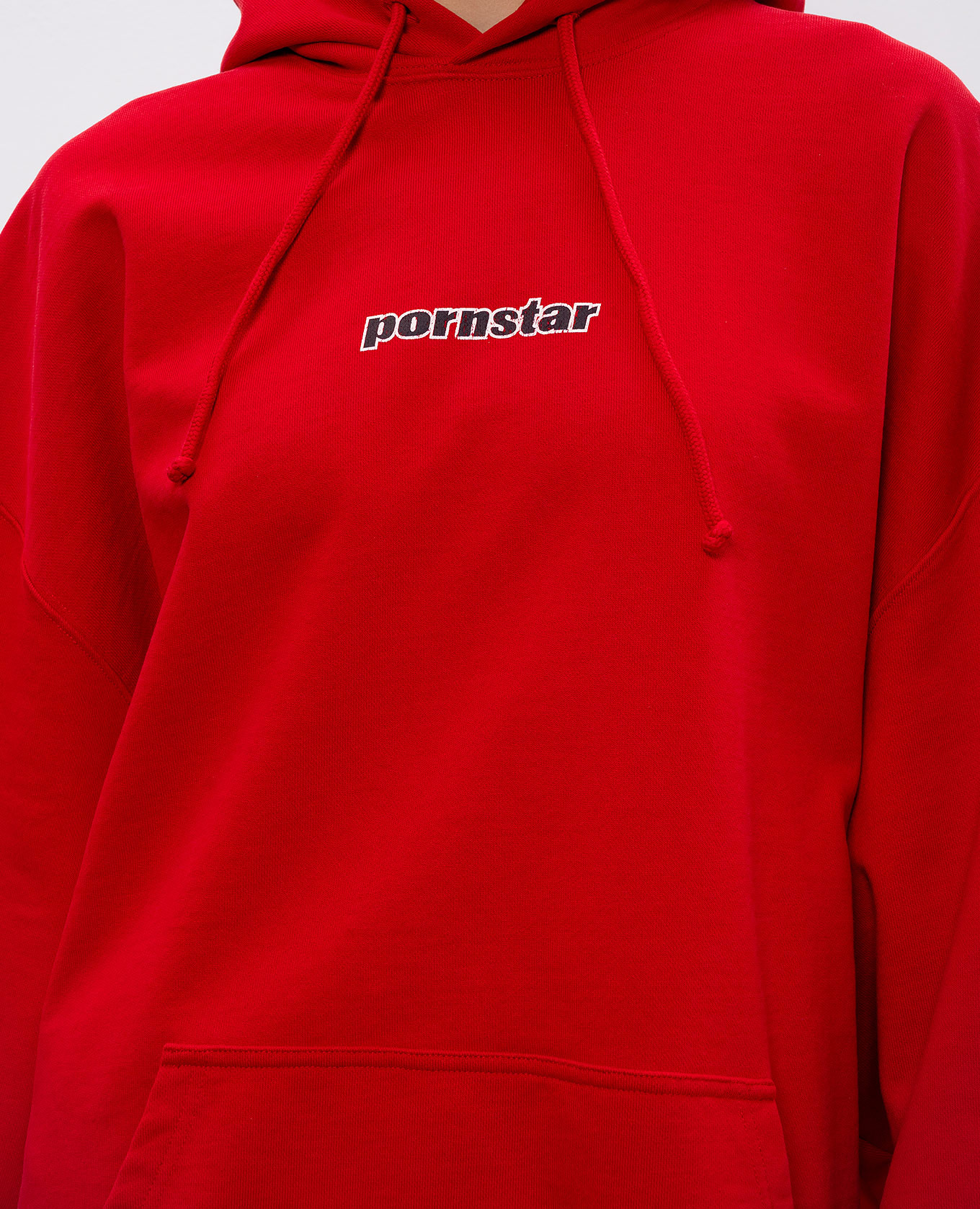 

Red hoodie with print Vetements