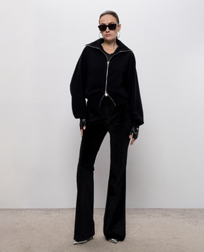 Jacob Lee Black cashmere cardigan WWCJ0015AW26B