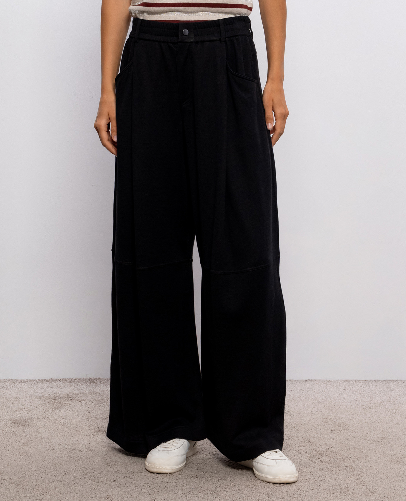 Black silk pants Brunello Cucinelli 3