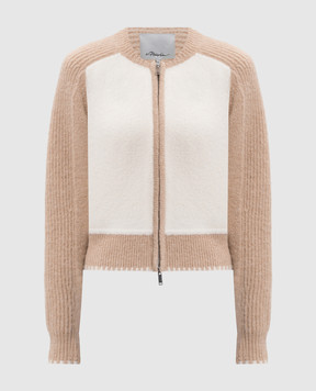 3.1 Phillip Lim Beige alpaca wool cardigan F25170491LAC