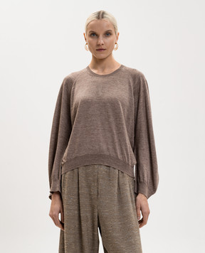 BOBOUTIC Pink cashmere, silk and linen jumper 5002