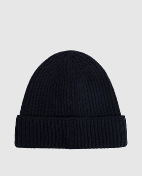 Doriani Cashmere Blue cashmere hat 142B10