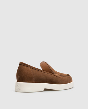 AGL Andrea brown suede loafers ANDREA