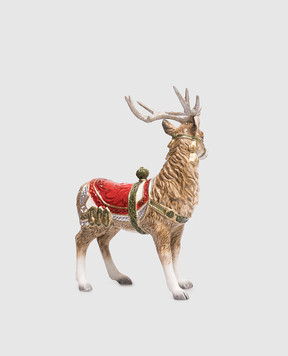 Fitz&Floyd Ceramic deer candle holder Telluride Standing Deer Candle 24009