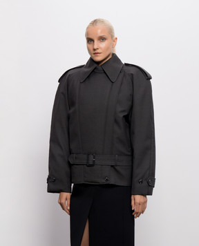 Thierry Mugler Gray wool jacket 26F1MA02201039