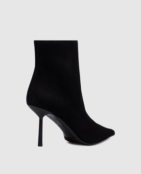 Le Silla Bella black suede over the knee boots 4217C080BMPPVEP