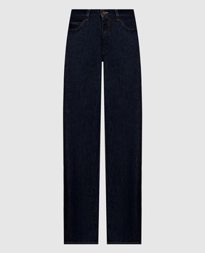Saint Laurent Blue jeans with logo patch 873630Y21MA