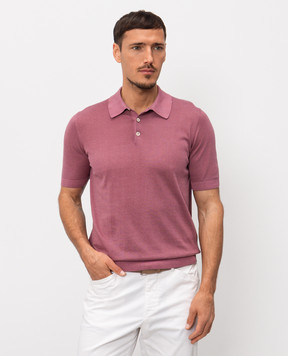 Cashmere&Whiskey Pink cotton polo shirt M54268052