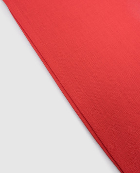 TESSITURA TOSCANA TELERIE Red linen serving napkin TIZIANO NT120001040047