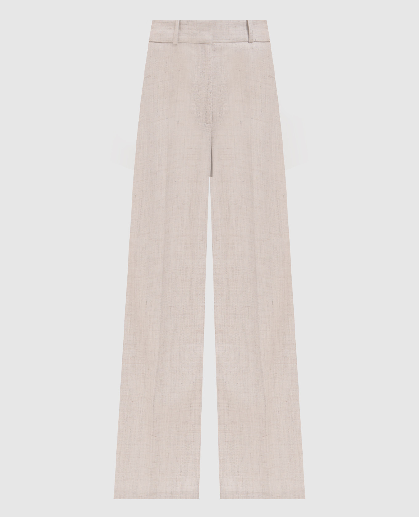 Gray Arven pants with linen