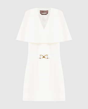 Twinset Ivory dress with linen 261TP2451