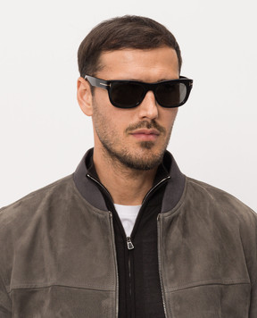 Tom Ford Black sunglasses with logo engraving FT1334