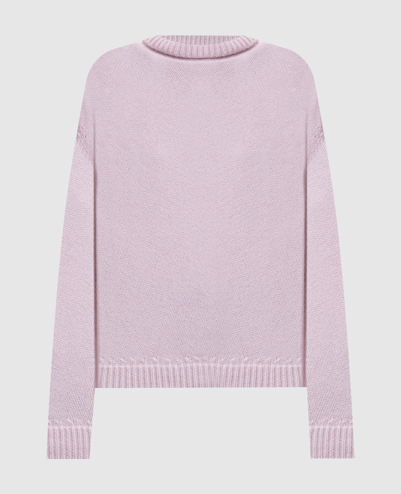 Pink wool and cashmere sweater