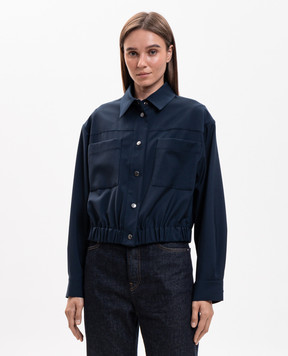 Max Mara Weekend Blue wool jacket DECANO WKDDECANO