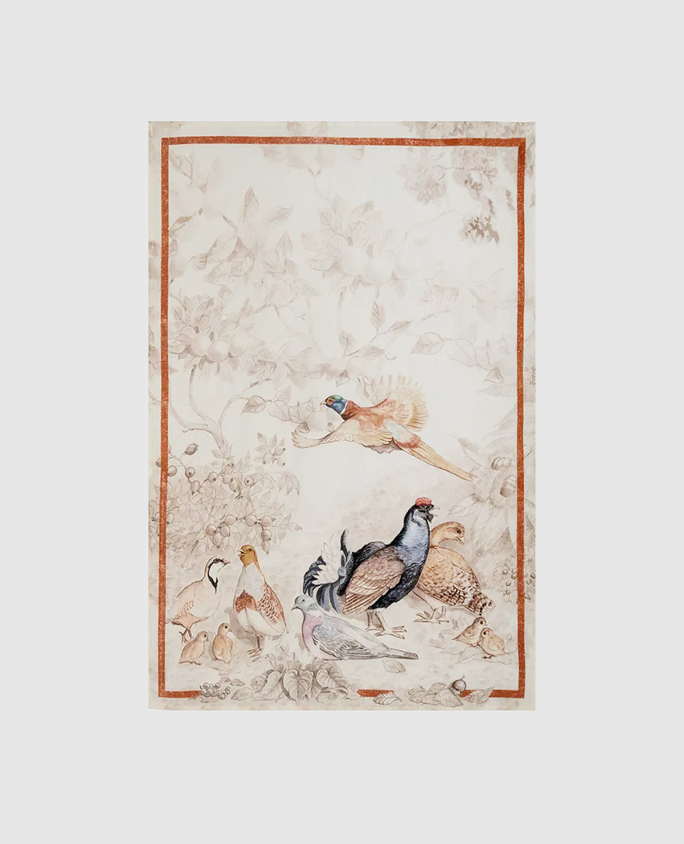 

White Norma Cedrone linen kitchen towel TESSITURA TOSCANA TELERIE