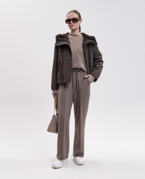 Max Mara Weekend Brown reversible jacket ZANNA WKDZANNA