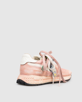AUTRY Pink REELWIND Super Vintage combination sneakers A1UNWVLWYS02