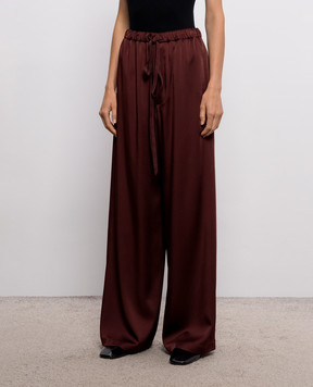 Ann Demeulemeester Sofi Relaxed Lounge burgundy pants B0014272FA647