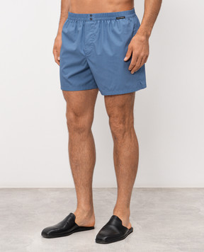 Dolce&Gabbana Blue loose-fitting boxer briefs M3A12TON0ED