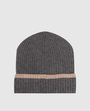 Brunello Cucinelli Gray cashmere hat M12504979