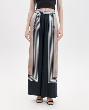 Max Mara CARABO silk palazzo pants MXMCARABO