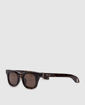 Alexander McQueen Skull sunglasses with tortoiseshell effect 861677J0749